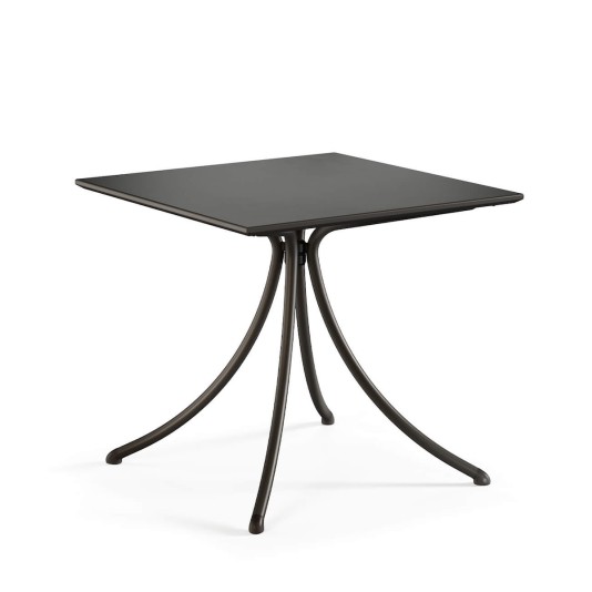 Emu Combo tuintafel 80x80cm - massief stalen tafelblad
