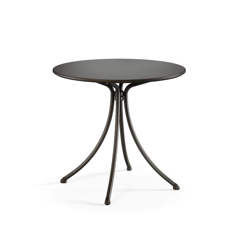 Emu Combo ronde tuintafel Ø80cm - massief stalen tafelblad