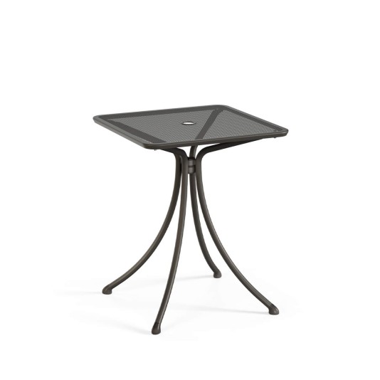 Emu Combo tuintafel 60x60cm - geperforeerd tafelblad met parasolgat