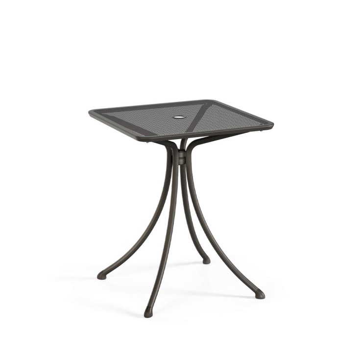 Emu Combo tuintafel 60x60cm - geperforeerd tafelblad met parasolgat