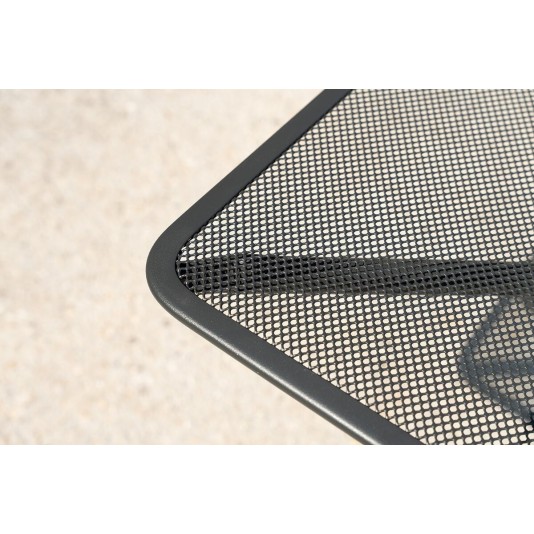 Emu Combo tuintafel 90x90cm - geperforeerd tafelblad met parasolgat