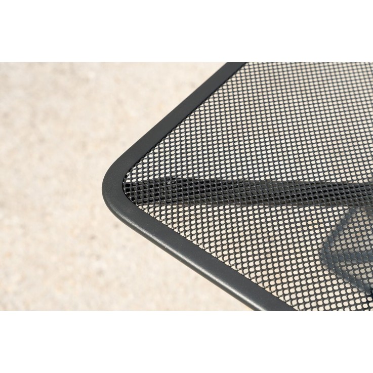 Emu Combo ronde tuintafel Ø80cm - geperforeerd tafelblad met parasolgat