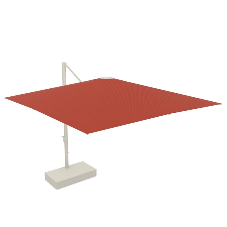Emu Navona 300x300cm zweefparasol - showmodel incl. voet Emu Navona 300x300cm zweefparasol - showmodel incl. voet
