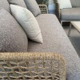 Emu Saint Martin weaving 2-zits loungebank, loungestoel en salontafel - showmodellen met luxe buitenkussens
