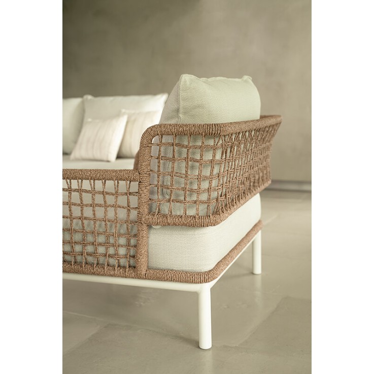 Emu Saint Martin weaving 3-zits loungebank - met luxe buitenkussens Emu Saint Martin weaving 3-zits loungebank - met luxe buitenkussens