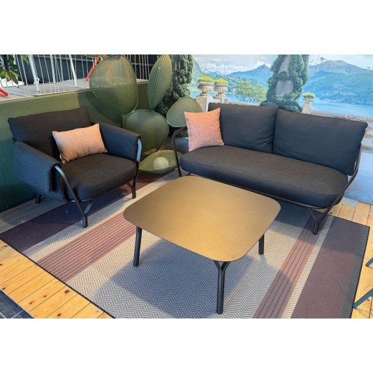 Emu Angel loungebank,  loungestoel en salontafel - showmodel