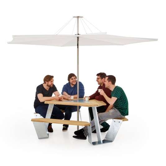 Extremis Anker picknicktafel - Thermisch verzinkt frame 
