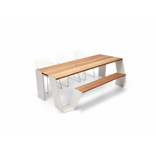 Extremis Hopper combo 240cm - houten tafelblad