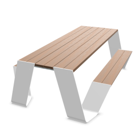 Extremis Hopper picnic 240cm - houten tafelblad