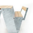 Extremis Hopper picnic 180cm - houten tafelblad