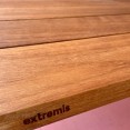 Extremis Hopper picnic 240cm - Iroko blad en aluminium frame - showmodel Extremis Hopper picnic 240cm - Iroko blad en aluminium frame - showmodel