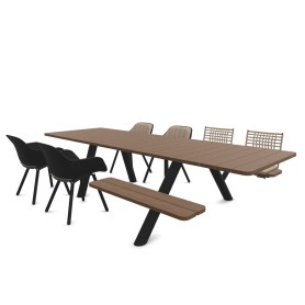 Extremis Panigiri Combo met Captains chairs en luxe kussens - showmodel