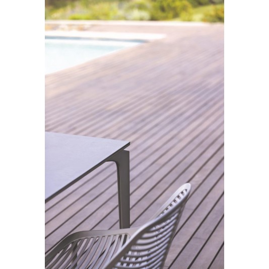 Fast Allsize tuintafel vierkant - aluminium blad - 90x90cm