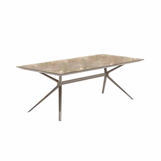 Fast Moai  tuintafel rechthoekig - keramisch blad - 220x100cm