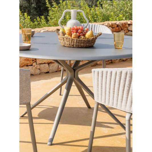 Fast Moai ronde tuintafel - keramisch blad - Ø146cm