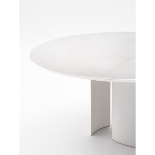 Fast Naca tuintafel rond - mortar - Ø165cm