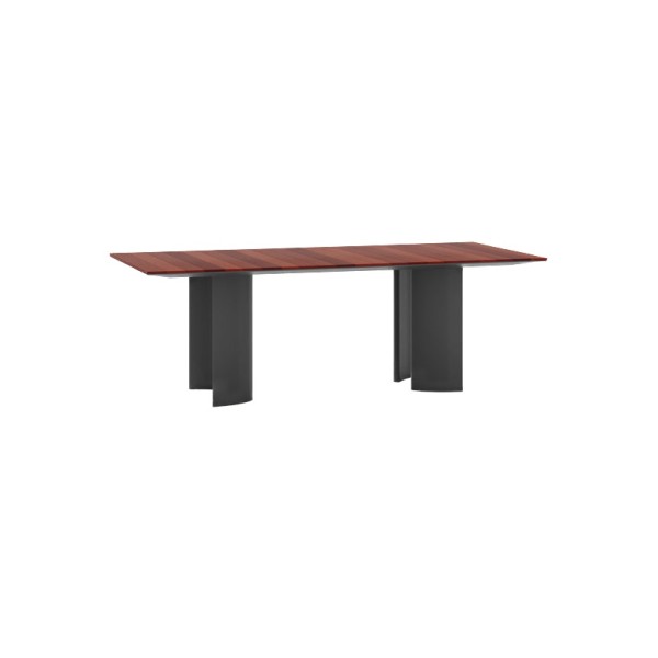 Fast Naca tuintafel rechthoekig - lavasteen blad - 220x100cm