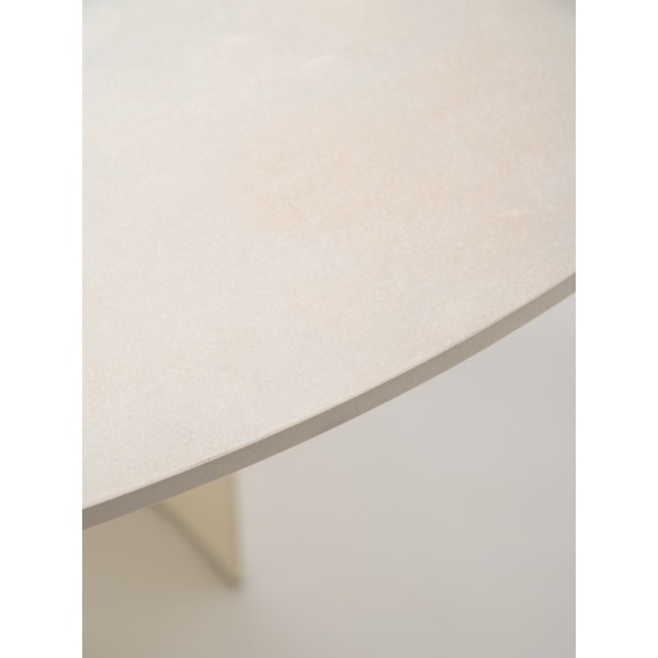 Fast Naca tuintafel rond - keramisch blad -  Ø146cm