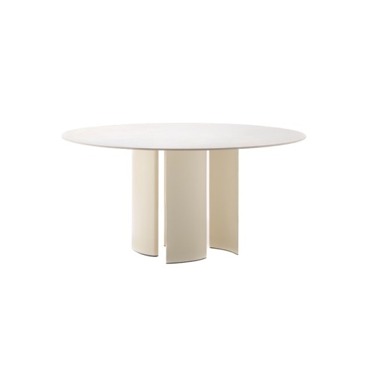 Fast Naca tuintafel rond - keramisch blad -  Ø146cm