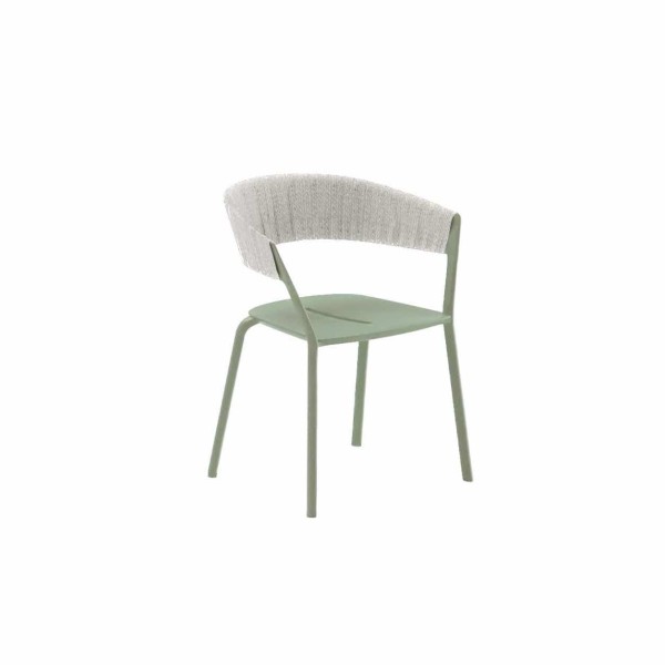 Fast Ria tuinstoel met armleuningen - deels geweven