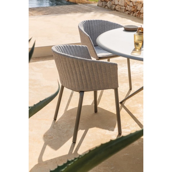 Fast Ria tuinstoel met armleuningen - gestoffeerd