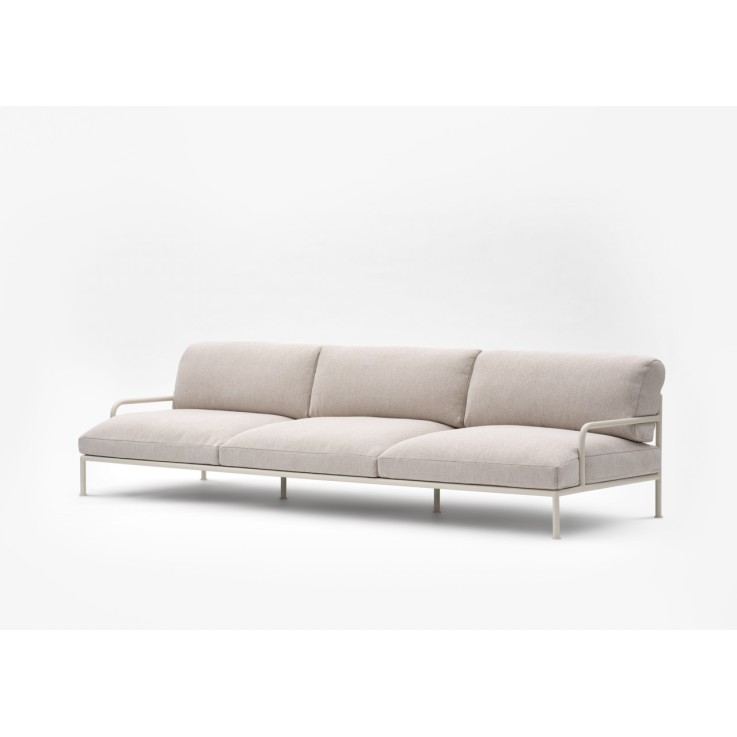 Fast Roè 3-zits loungebank van aluminium – luxe outdoor design bank