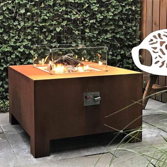 FORNO Brann Cortenstalen Gashaard - 120x80x50cm