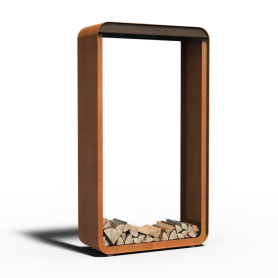Forno Serra Cortenstaal Houtopslagen 100x40x180