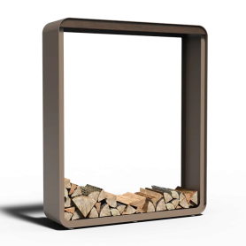 FORNO Serra Aluminium Houtopslag - 150x40x180cm