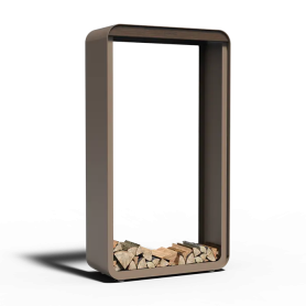 FORNO Serra Aluminium Houtopslag - 100x40x180cm