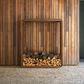 Forno Serra Cortenstaal Houtopslagen 100x40x180