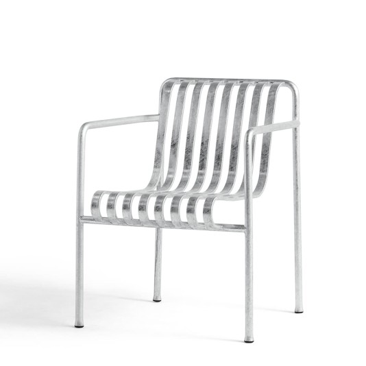 Hay Palissade Dining tuinstoel met armleuning - Hot Galvanised