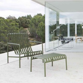 Hay Palissade loungestoel met hoge rugleuning