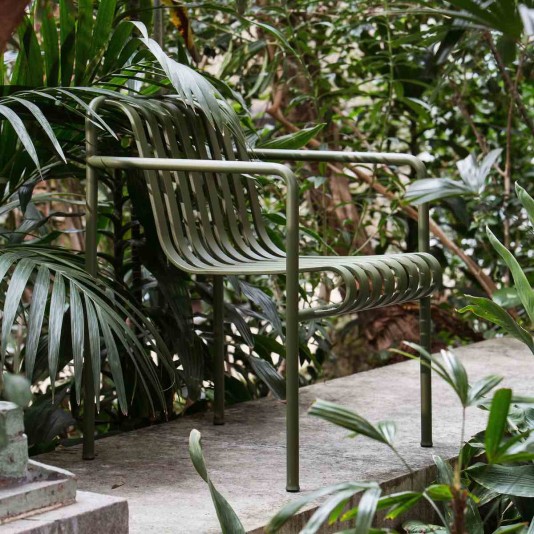 Hay Palissade Dining tuinstoel met armleuning