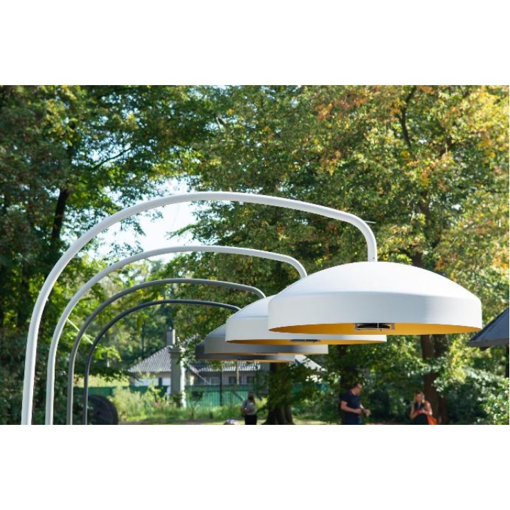 Heatsail Disc FS terrasheater met verlichting - by Piet Boon