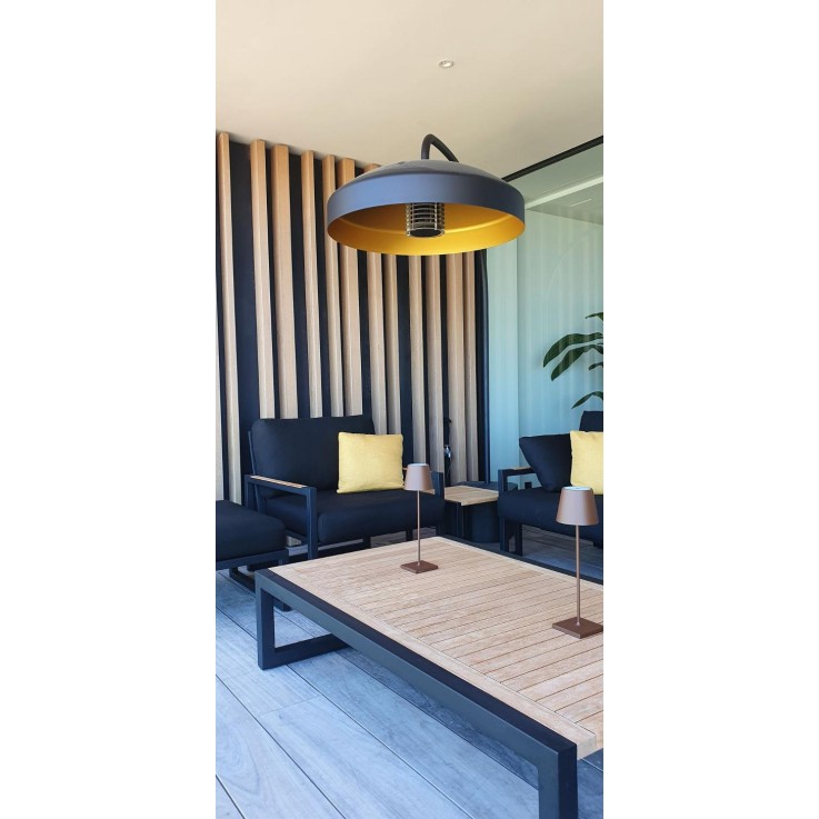 Heatsail Disc FS terrasheater met verlichting - by Piet Boon