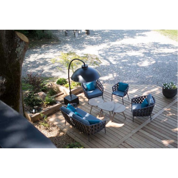 Heatsail Dome terras heater met verlichting - staand