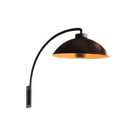 Heatsail Dome BB terrasheater met verlichting - voor muurbevestiging