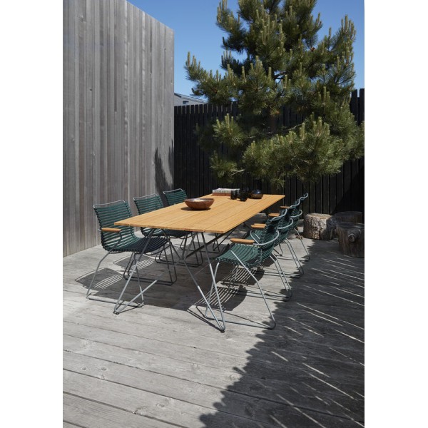 Houe Sketch bamboe tuintafel 220cm