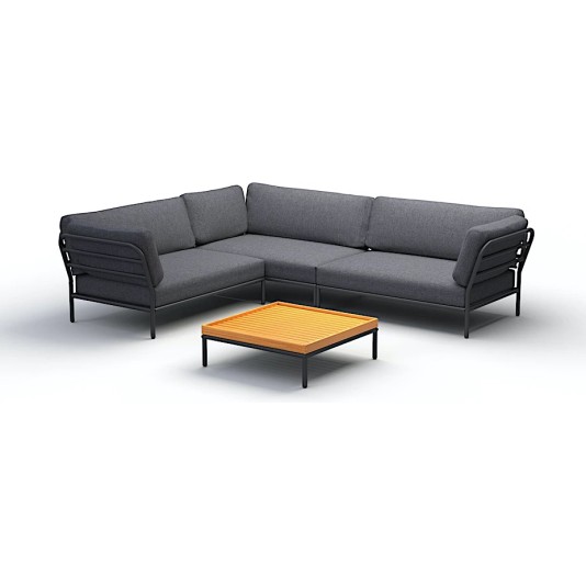 Houe Level modulaire 6-zits hoekbank met salontafel