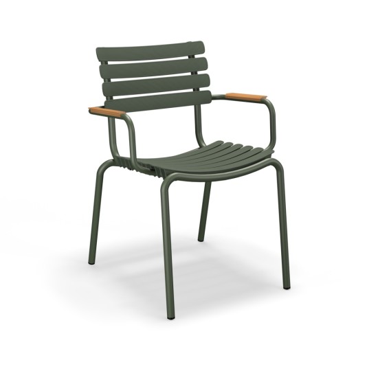 Houe ReClips dining tuinstoel - bamboe armleuningen