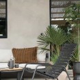Houe ReClips lounge tuinstoel - bamboe armleuningen