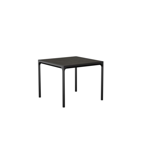 Houe Four vierkante tuintafel 90x90cm - keramisch blad