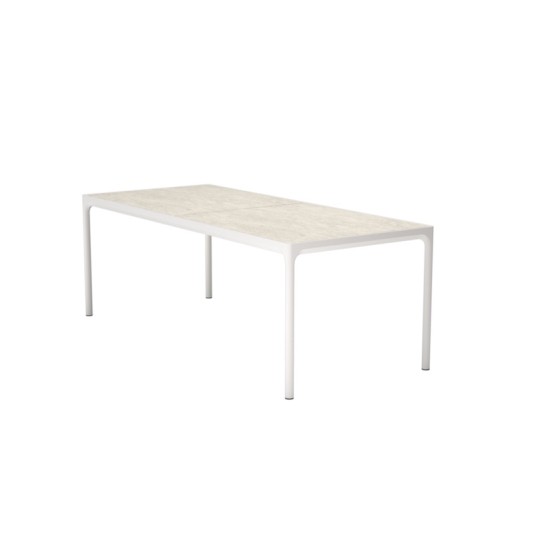 Houe Four rechthoekige tuintafel 210x90cm - keramisch blad