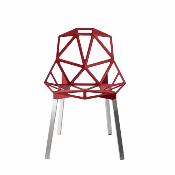 Magis Chair One tuinstoel 'lichtgrijze poten'