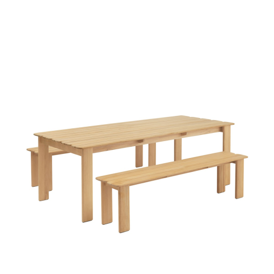 Muuto Assemble teak bank 180x36cm