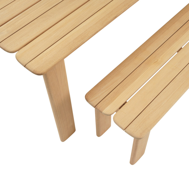Muuto Assemble teak bank 180x36cm Muuto Assemble teak bank 180x36cm