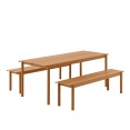 Muuto Linear Tuinbank 170 cm voor tuin en terras Muuto Linear tuinbank 170 cm Scandinavisch design