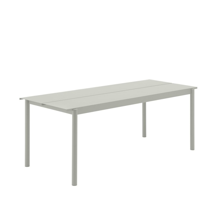 Muuto Linear Tuintafel 200 × 75 cm voor tuin en terras Muuto Linear tuintafel 200x75 Scandinavische design tuintafel