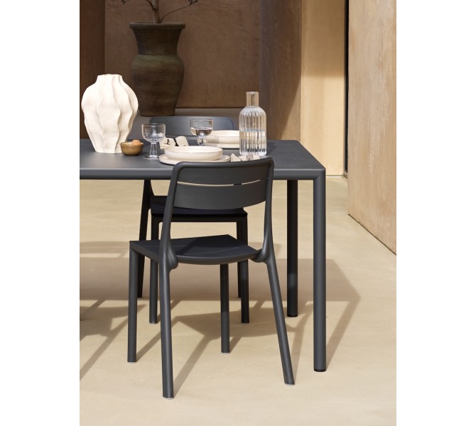 S079 ロバートダルガスラッセン ディスプレイプレート スターリング ウッド Nardi Piave 120 x 70 | Moderne compacte tuintafel | Veurst